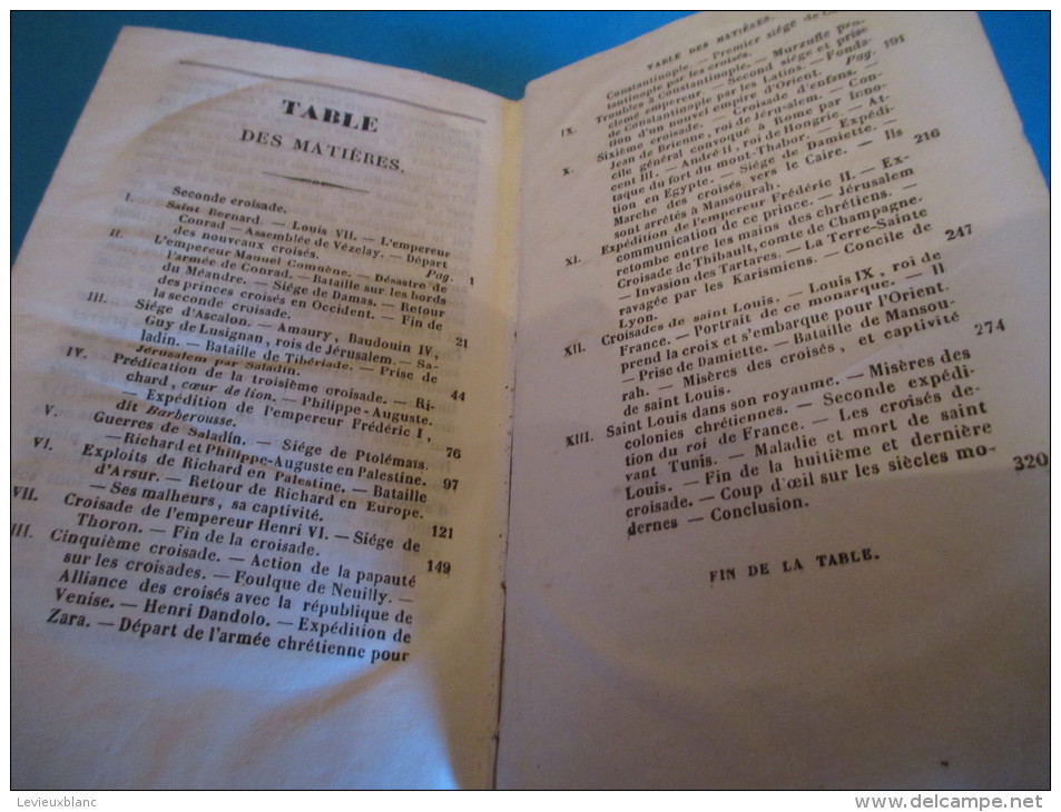 Livre ancien/Les Guerres Saintes  d'Outre -Mer ou Tableau des Croisades/Maxime de Mont-Rond/ LYON/1840   LIV27