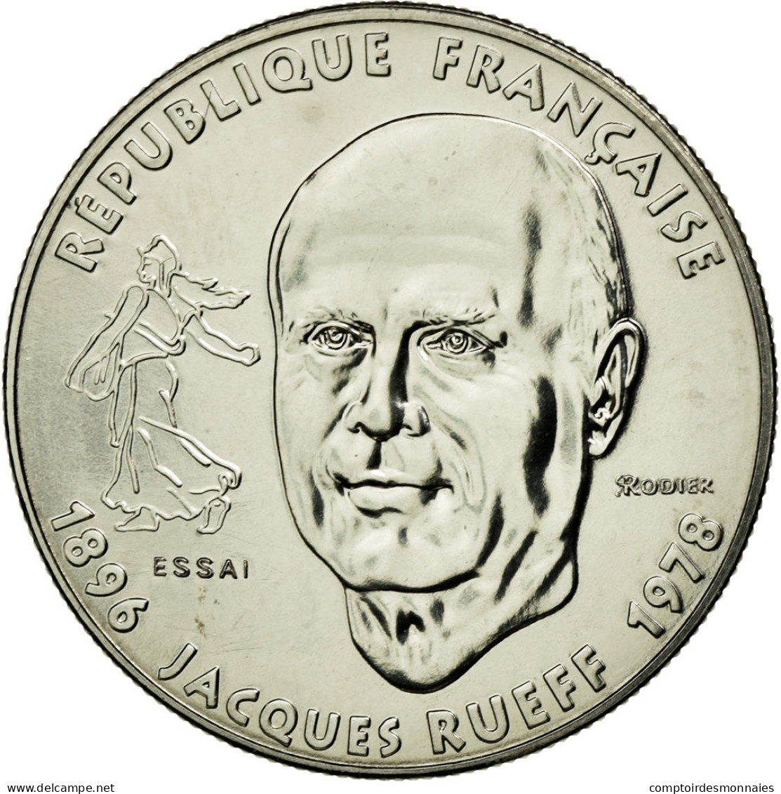 Monnaie, France, 1 Franc, 1996, FDC, Nickel, Gadoury:481 - Prova