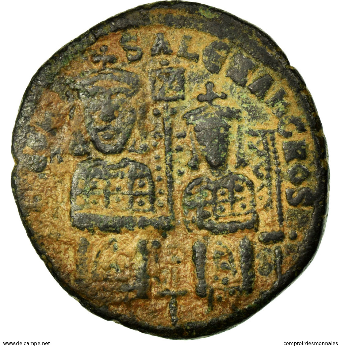 Monnaie, Leo VI The Wise 886-912, Follis, Constantinople, TB+, Cuivre - Byzantium