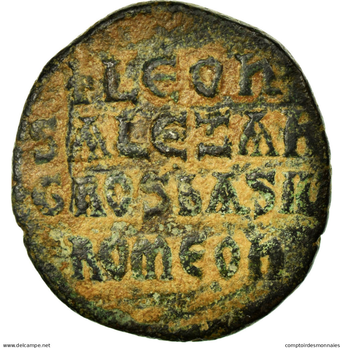 Monnaie, Leo VI The Wise 886-912, Follis, Constantinople, TB+, Cuivre - Byzantium