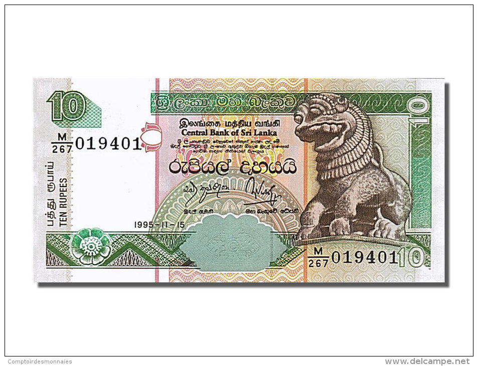 [#253943] Sri Lanka, 10 Rupees, Type 1995 - Sri Lanka