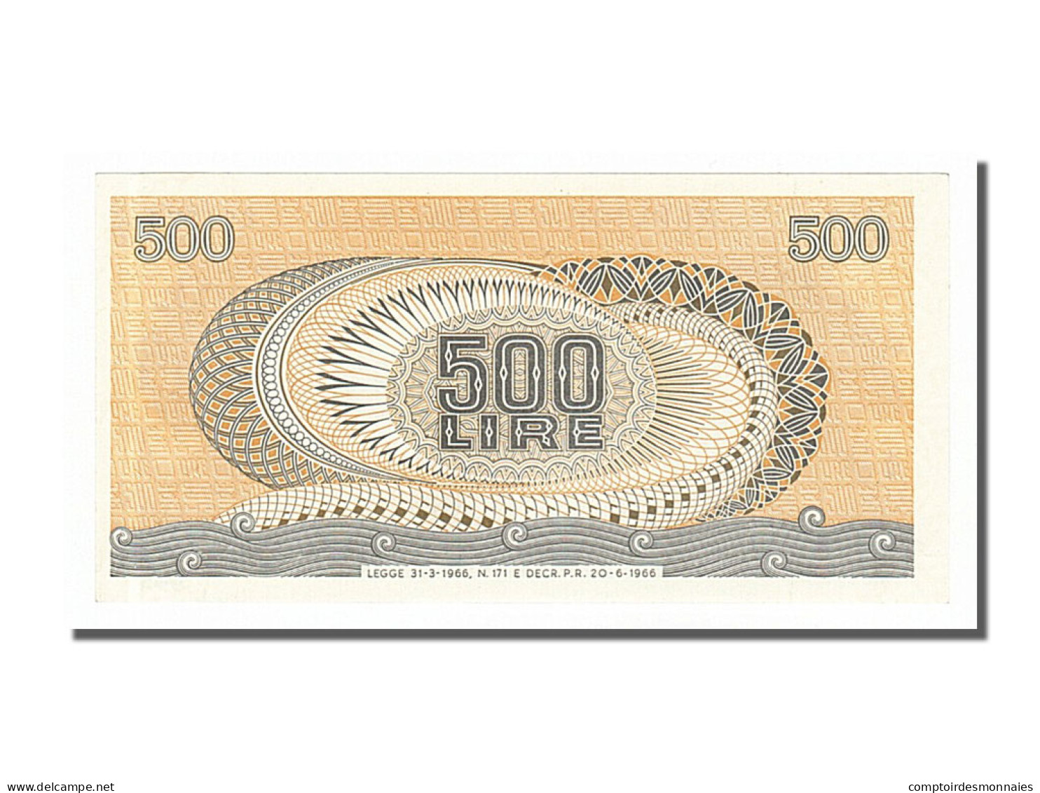 Billet, Italie, 500 Lire, 1966, 1966-06-20, NEUF - 500 Lire