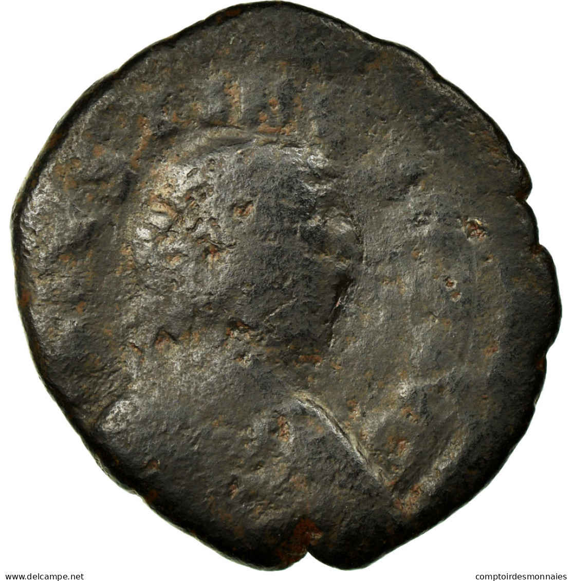 Monnaie, Justin I 518-527, Follis, Constantinople, B, Cuivre - Byzantinische Münzen