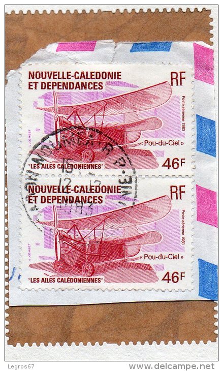 2 X POU DU CIEL - Used Stamps