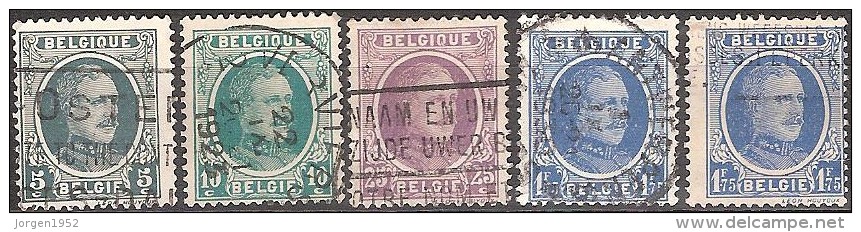 BELGIUM  # STAMPS  FROM YEAR 1922 " STANLEY GIBBONS  352 353 357 370 " - 1921-1925 Small Montenez