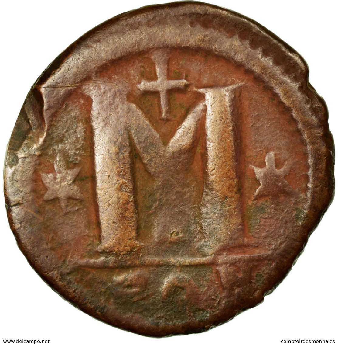 Monnaie, Anastasius I 491-518, Follis, Constantinople, TB, Cuivre - Byzantium