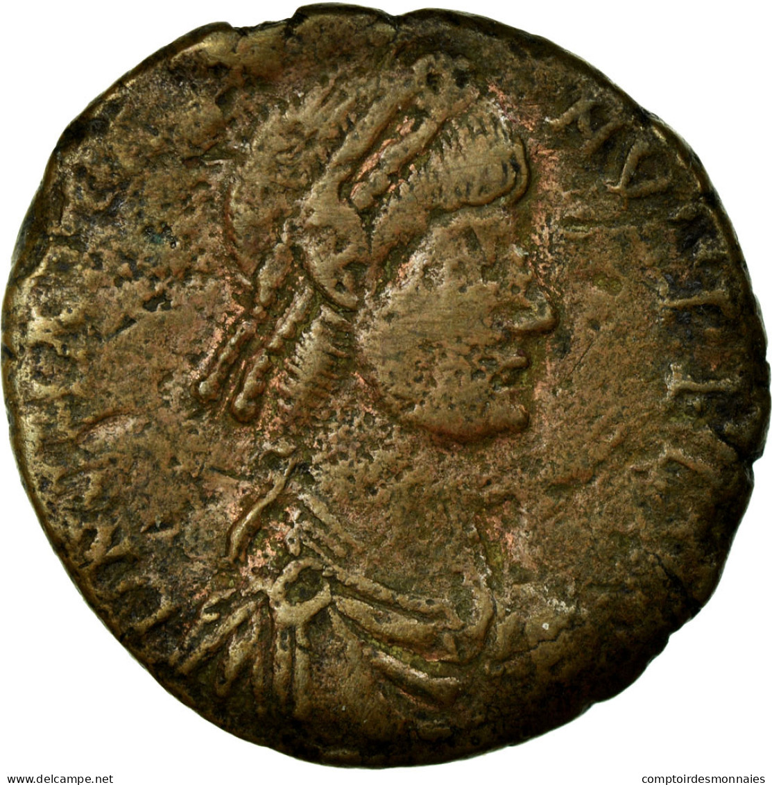 Monnaie, Valentinian II, Maiorina, Arles, TTB, Cuivre, Cohen:20 - La Fin De L'Empire (363-476)