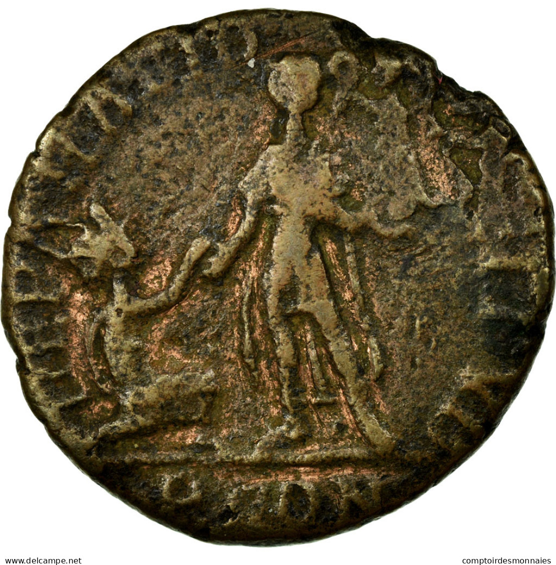 Monnaie, Valentinian II, Maiorina, Arles, TTB, Cuivre, Cohen:20 - La Fin De L'Empire (363-476)