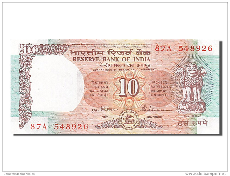 [#254000] Inde, 10 Rupees, Type 1992 - India