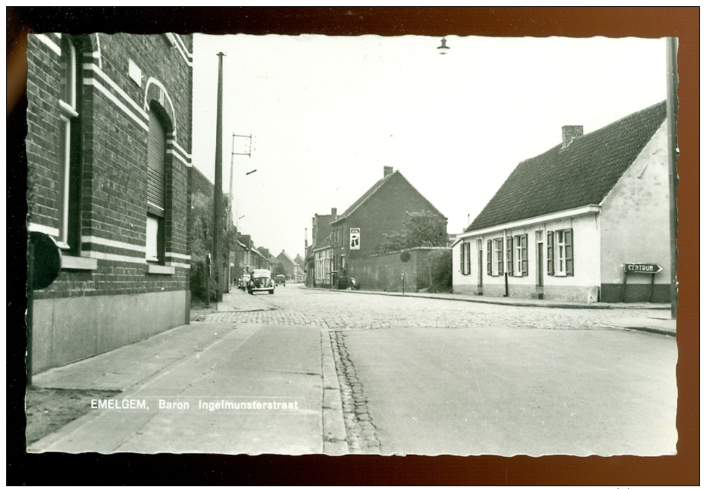 Emelgem  ( Iseghem  Izegem )  : Baron Ingelmunsterstraat -  Photo Véritable N° 6744 - Izegem