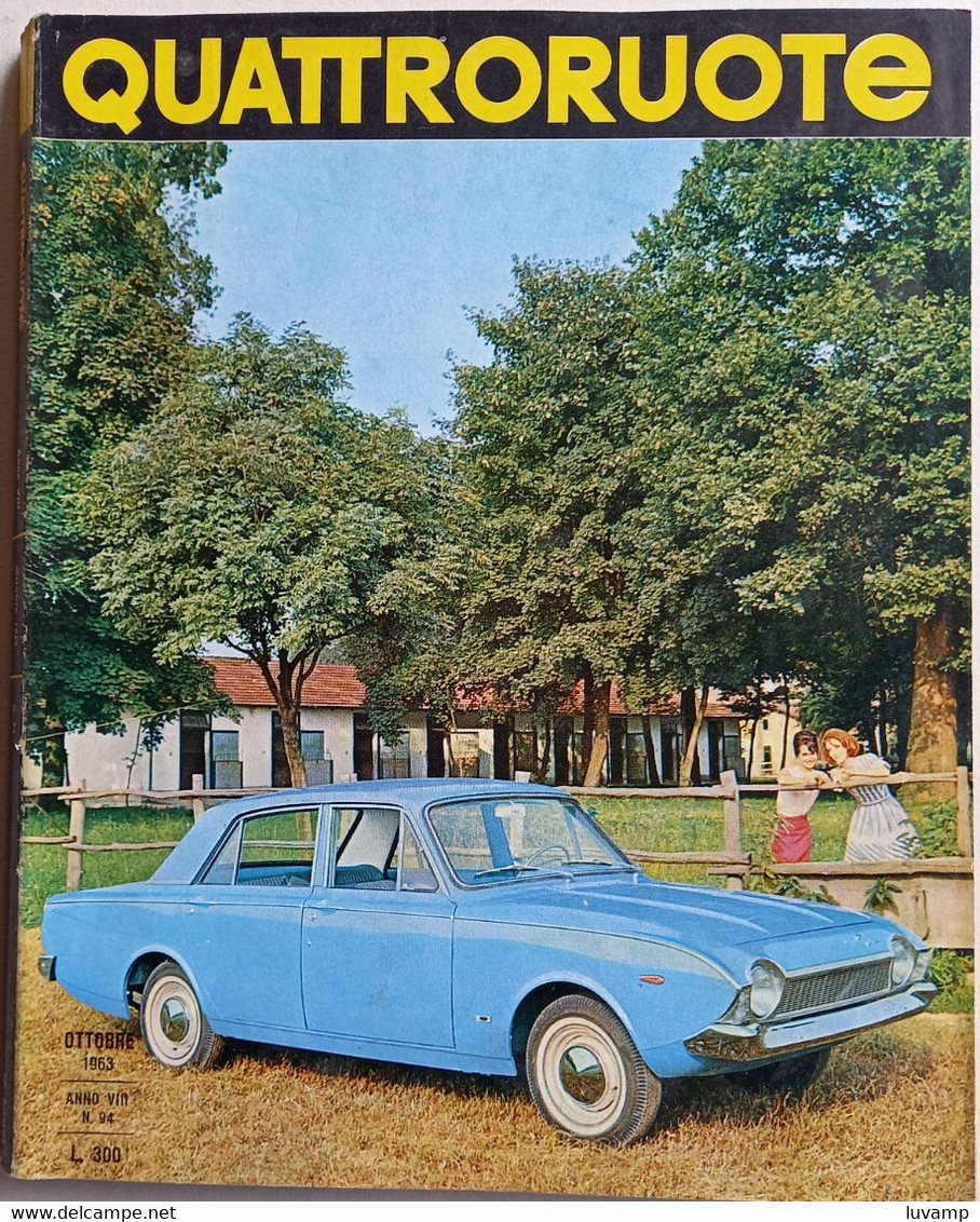 QUATTRORUOTE    - N.  94   DEL   OTTOBRE 1963 (CART 65) - Motoren