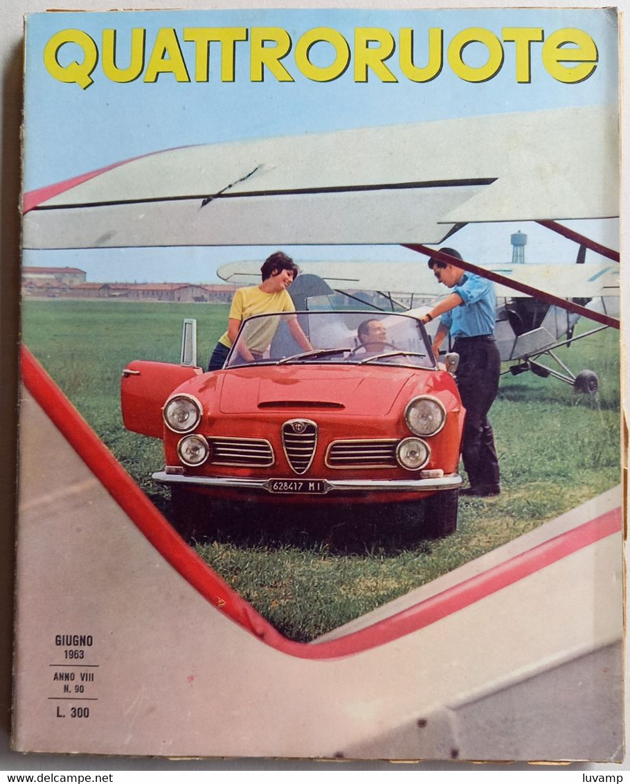 QUATTRORUOTE    - N.  90   DEL   GIUGNO 1963 (CATY 65) - Motoren