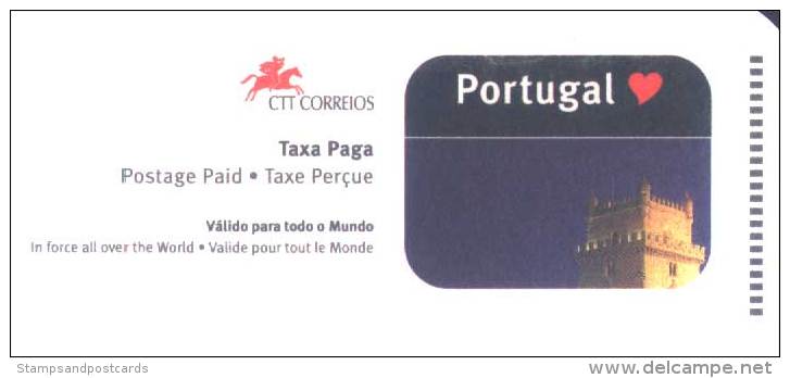 Portugal Entier Postal Lisbonne Château Pont Tram 2004 Postal Stationary Lisbon Castle Bridge Tramway 2004 - Tramways