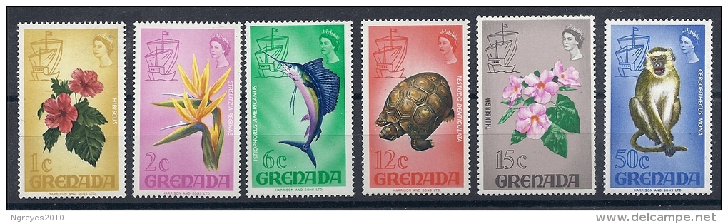 140010316  GRENADA   YVERT  Nº  282/283/286/289/290A/293  **/MNH - Grenade (...-1974)