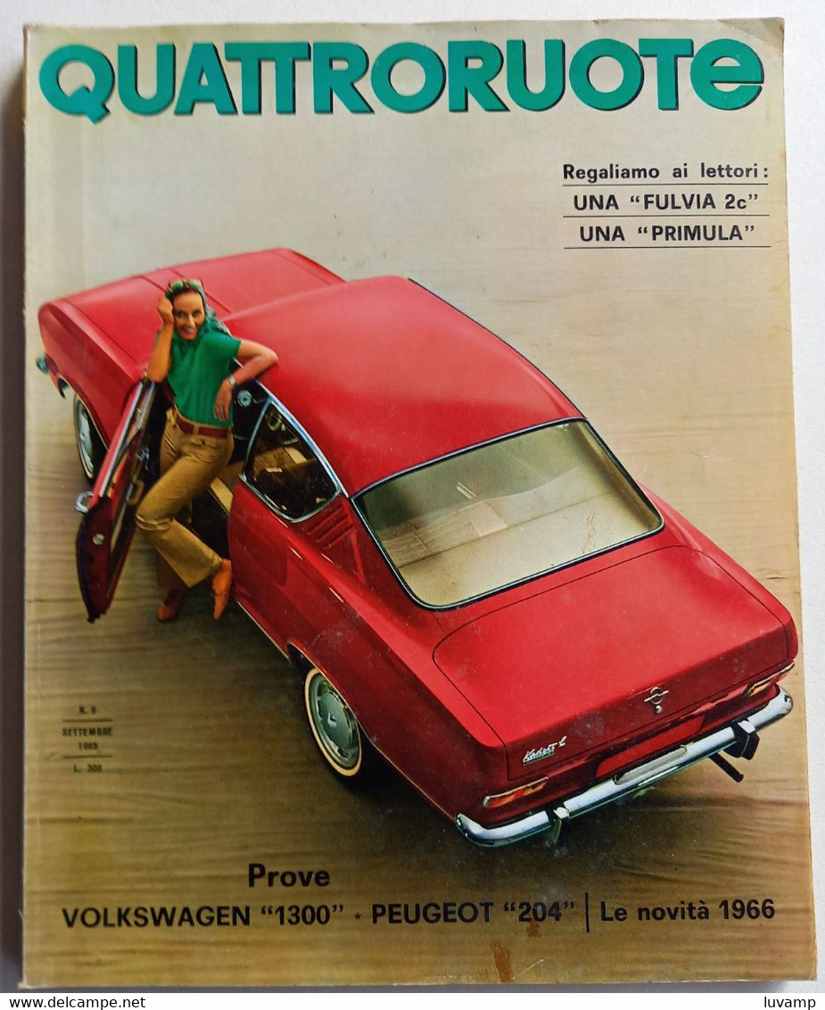 QUATTRORUOTE  N. 117   DEL   SETTEMBRE 1965 (CART 65) - Motoren