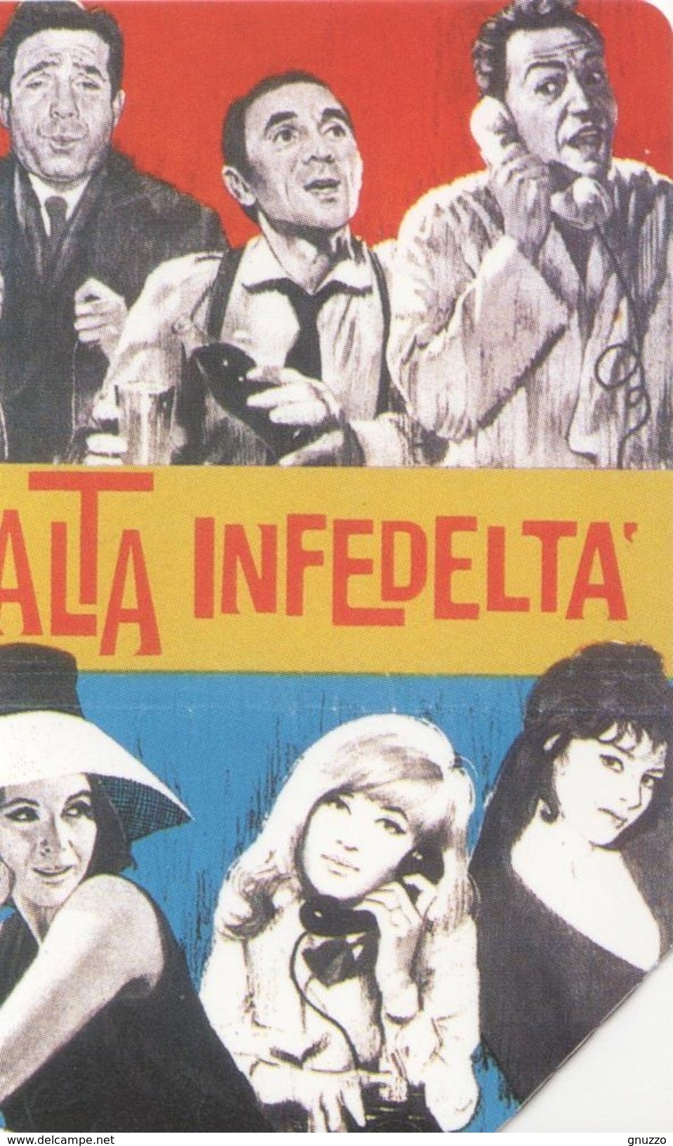 USATA- 1263- TELECOM ITALIA - IL TELEFONO E IL CINEMA- ALTA INFEDELTA ' - Pubbliche Figurate Ordinarie