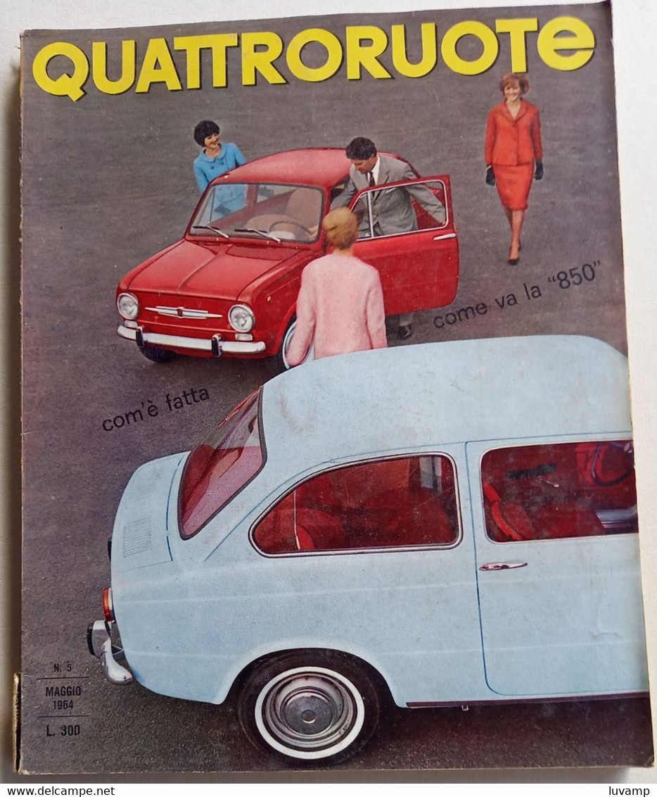 QUATTRORUOTE  N. 101    DEL   MAGGIO 1964 (CART 65) - Engines