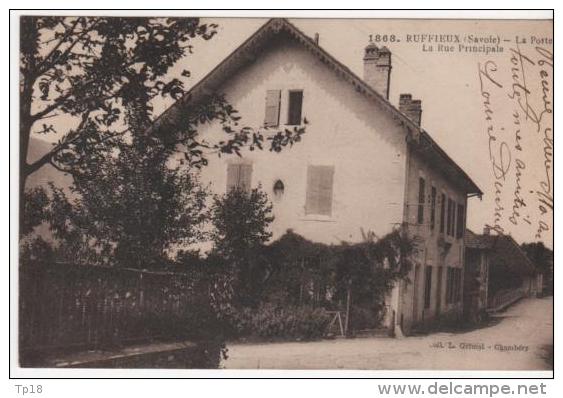 Ruffieux  La Poste La Rue Principale - Ruffieux