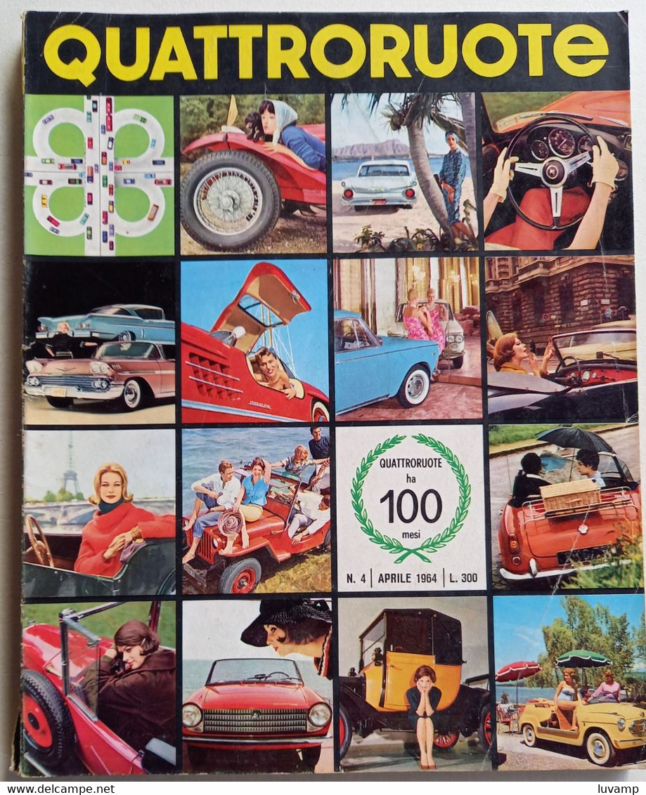 QUATTRORUOTE  N. 100    DEL    APRILE 1964  ( CART 65) - Motoren