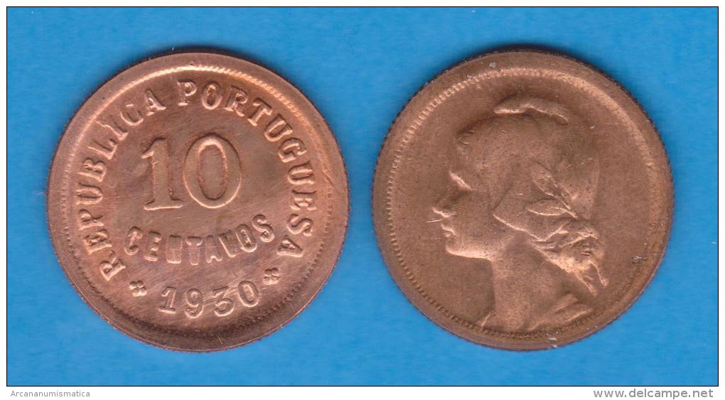 PORTUGAL  10  CENTAVOS  1.930  BRONCE   KM#573   T-DL-10.643  Copy - Portugal