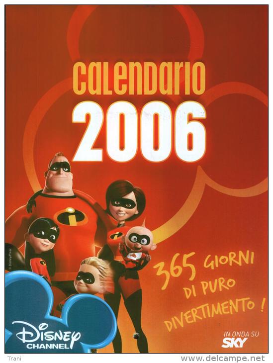 DISNEY CHANNEL - CALENDARIO DEL 2006 - Tamaño Grande : 2001-...