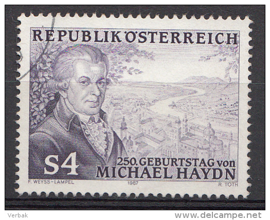 AUTRICHE Mi.nr:1900 Geburtstag Von Michael Haydn 1987 OBLITÉRÉS / USED / GESTEMPELD - Gebruikt