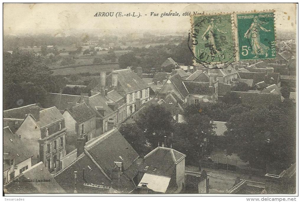 ARROU, VUE GENERRALE, COTE NOR - Chateaudun