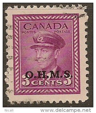 CANADA 1949 3c Official SG O164 U #AO246 - Overprinted