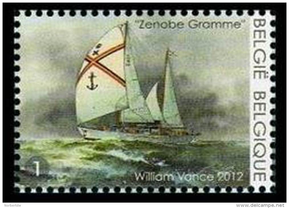 Belgium**ZENOBIE GRAMME-SAILSHIP-William VANCE-Voilier-Segler-Shipbuilding-2013-MNH - Other & Unclassified