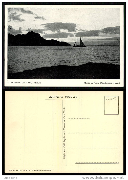 PORTUGAL COR 28064 - CABO VERDE - MONTE DA CARA - RARO APENAS 500 EXEMPLARES!!! - Cape Verde