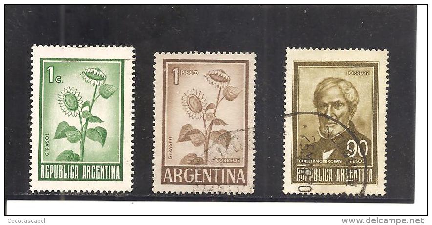 Argentina. Nº Yvert  865A, 867-68, 870 (usado) (o) - Gebraucht