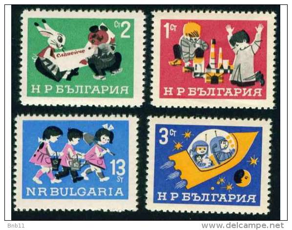 Bulgaria 1966 Children´s Day ** MNH / Welt Der Kinder KIDS ** MNH Mi # 1643 - 46 - Nuevos