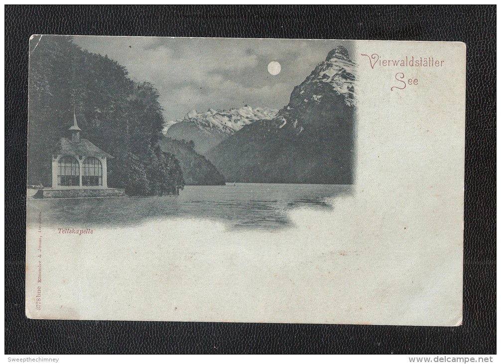 Vierwaldstätter See   Unused Early  Undivided Bacl Old Postcard - Sonstige & Ohne Zuordnung
