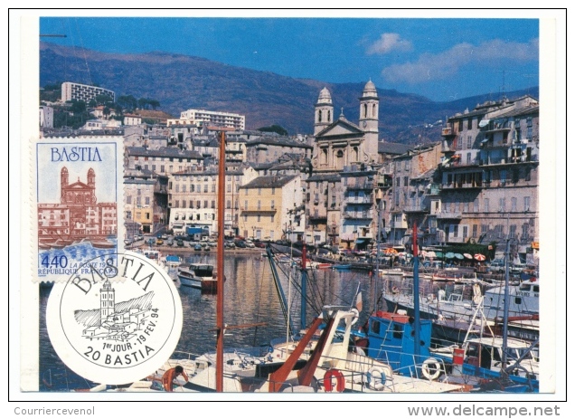 FRANCE - Carte Maximum - BASTIA - 1994 - 1990-1999