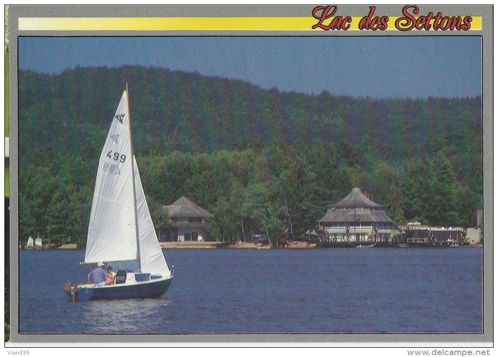 Montsauche Les Settons - Les Branlasses - Lac , Pagode, Base Nautique,  Voilier -   Non écrite - Montsauche Les Settons