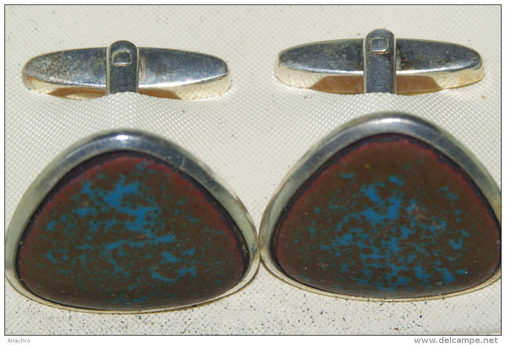 BOUTONS De MANCHETTE Emaillés - Cuff Links & Studs