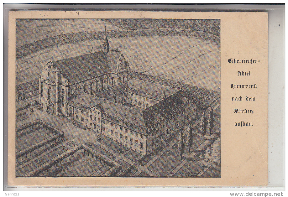 5560 WITTLICH - GROSSLITTGEN, Künstler-AK, Cistercienser-Abtei Nach Dem Wiederaufbau, 1927, Architekt Lehmenkühler-Köln - Wittlich