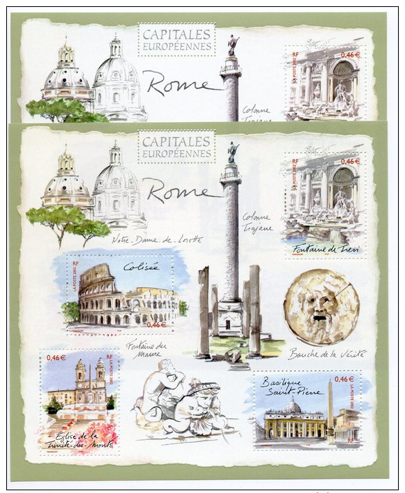 BLOC CAPITALES EUROPEENNES : ROME - Neufs