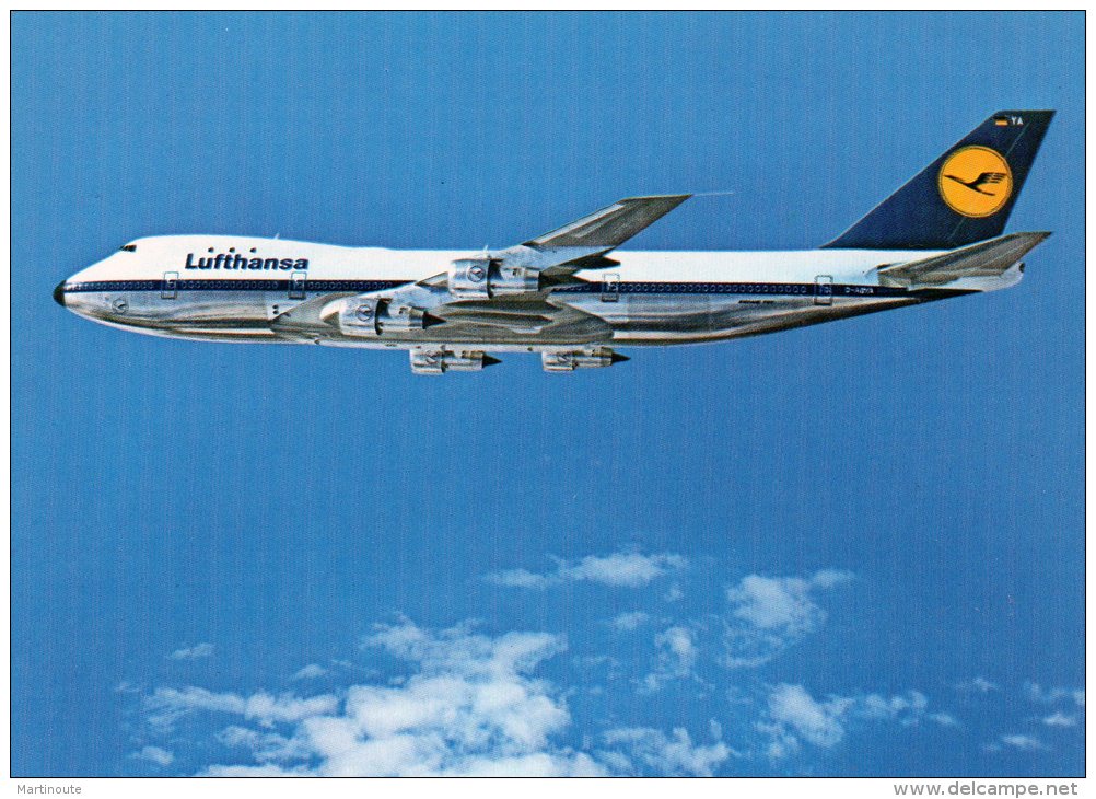 - CPSM  - LUFTHANSA - Boeing 747 , Vol Frankfort, Nairobi 1977 - 887 - 1946-....: Moderne