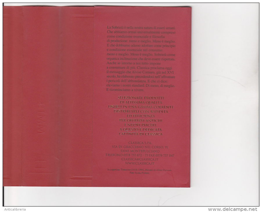 LA VITA SOBRIA - CATALOGO GENERALE 2003 - UNA SELEZIONE DEI MIGLIORI VINI ITALIANI E UN CATALOGO DEI COLTELLI REGIONALI - House & Kitchen