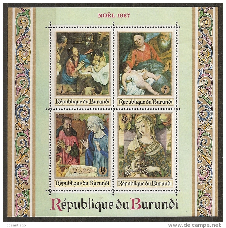 PINTURA - BURUNDI 1967 - Yvert #H21 - MNH ** - Religión