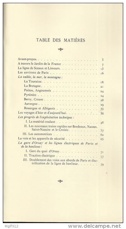 L'ORLEANS A TOUTE VAPEUR REPRINT De L'original De 1909 Reédité En 1978 - Railway & Tramway