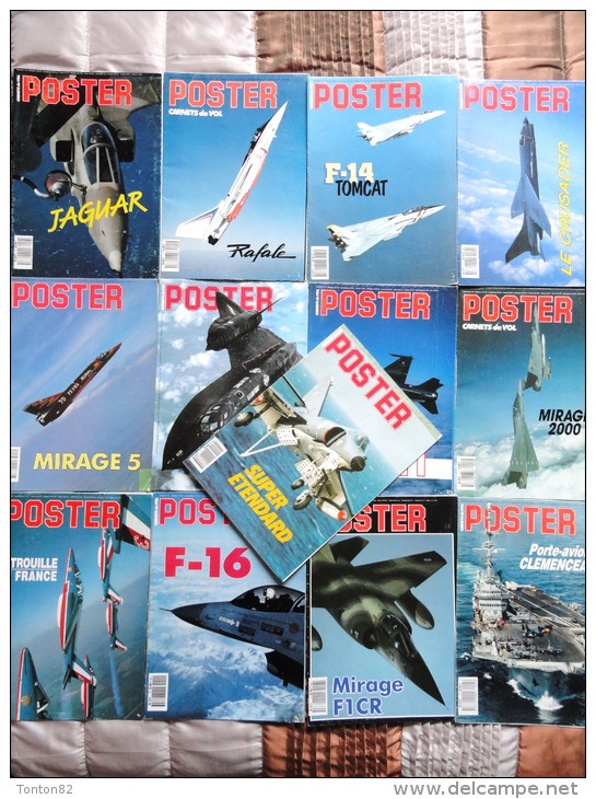 Lot De 13 Livrets Posters " Avions " -  Série " Carnets De Vol " . - Avion