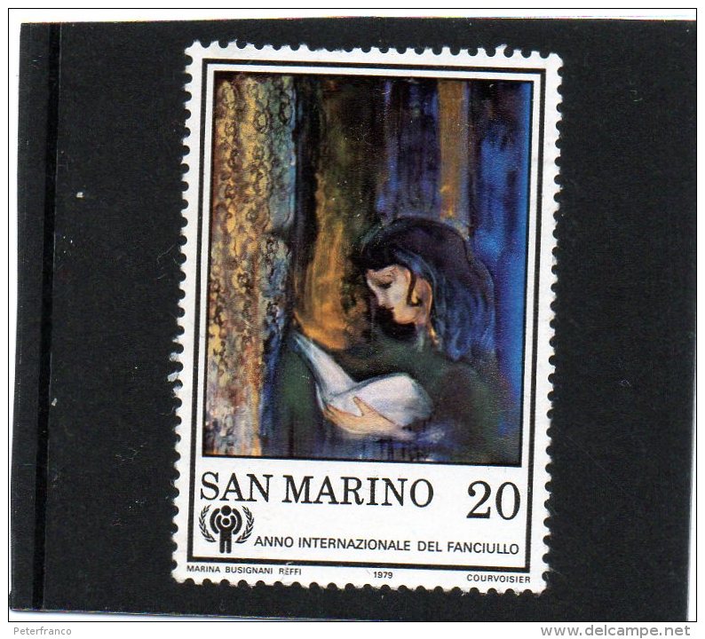 1979 Rep. San Marino - Anno Int. Del Fanciullo - Usados