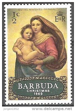 BARBUDA   #   STAMPS FROM YEAR 1969  " STANLEY GIBBONS 38" - Barbuda (...-1981)