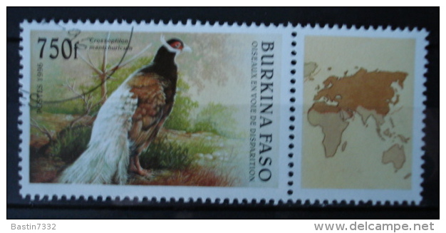 1995 Burkina Faso  750F. Used/gebruikt/oblitere - Hoendervogels & Fazanten