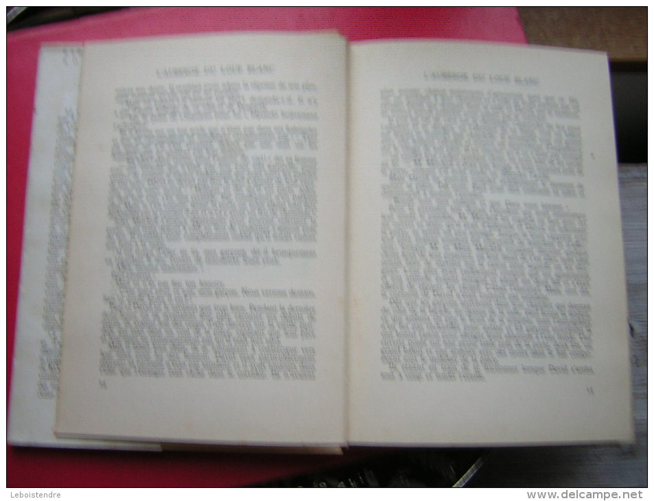 BIBLIOTHEQUE ROUGE ET OR  MICHAEL GIBSON  L'AUBERGE DU LOUP BLANC  1958  ILLUSTRATIONS DE HENRI DIMPRE