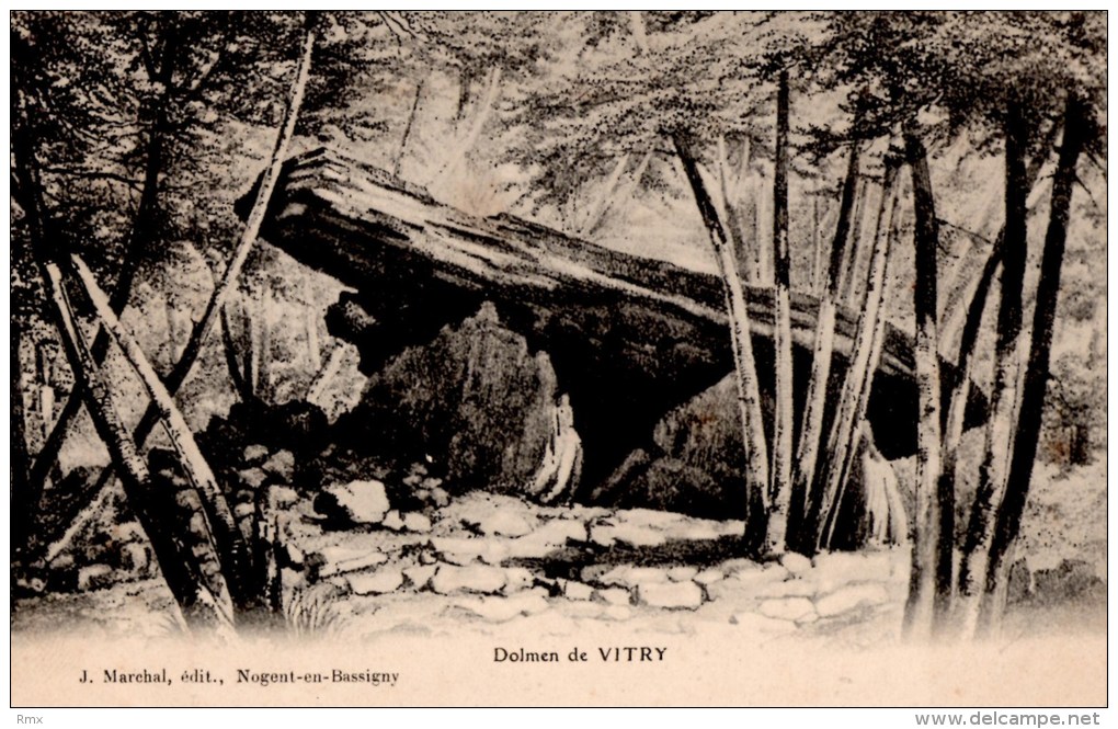 Dolmen De VITRY    Carte En Très Bon état écrite Timbrée - Autres & Non Classés