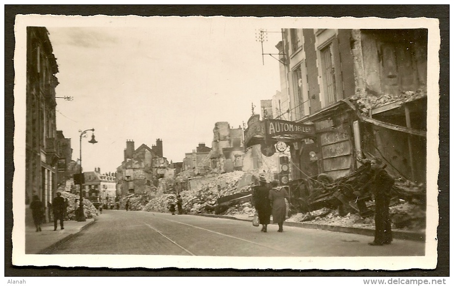 ORLEANS Bombardé Rare Militaria WW2 Rue Bannier Loiret (45) - Autres & Non Classés