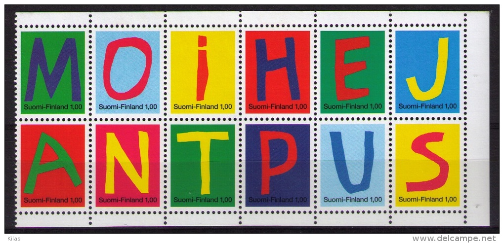 FINLAND Greetings - Unused Stamps